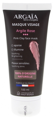 Argaïa Mascarilla Facial de Arcilla Rosa 100 ml