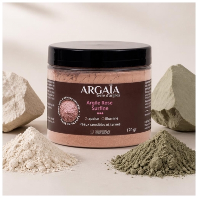Argaïa Tonerde Rose Surfine 170 g