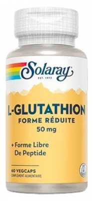 Solaray L-Glutathion 50 mg 60 Capsules Végétales