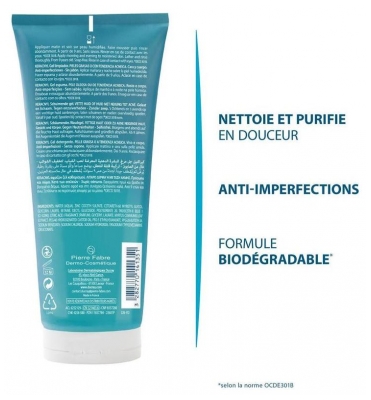Ducray Keracnyl Gel Nettoyant Anti-Imperfections 200 ml