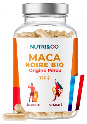 Nutri&Co Ekologisk Svart Maca 120 Kapslar