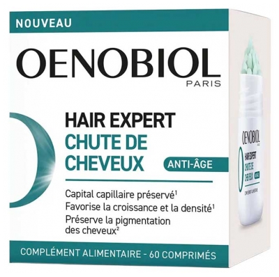 Oenobiol Hair Expert Chute de Cheveux Anti-Age 60 Comprimés