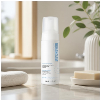Nuhanciam Feuchtigkeitsspendender Reinigungsschaum Für Feuchtigkeitsarme Haut 150 ml