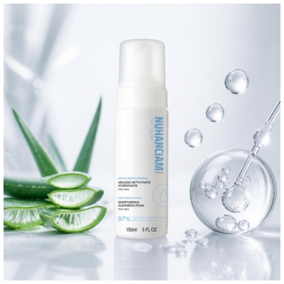 Nuhanciam Feuchtigkeitsspendender Reinigungsschaum Für Feuchtigkeitsarme Haut 150 ml