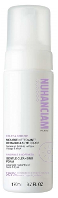 Nuhanciam Mousse de Limpeza Desmaquilhante Suave Luminosidade & Suavidade 170 ml