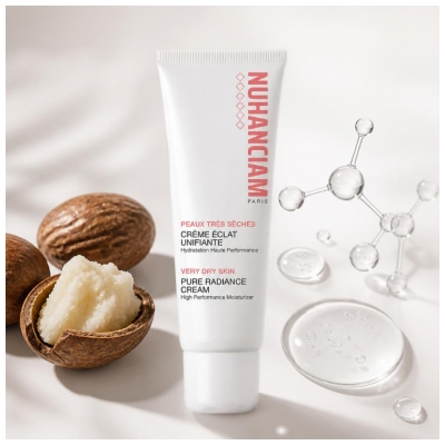 Nuhanciam Vereinheitlichende Glanz-Creme für sehr trockene Haut 50 ml