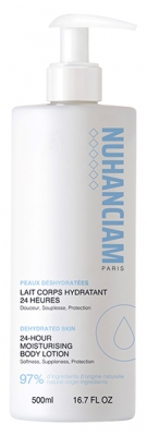 Leite Corporal Hidratante 24 Horas Peles Desidratadas Nuhanciam 500 ml