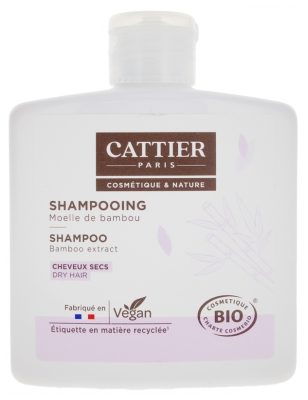 Cattier Champú Cabello Seco Médula de Bambú Bio 250 ml