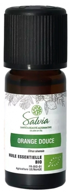 Salvia Nutrition Ekologisk Söt Apelsin Eterisk Olja 10 ml