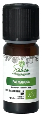 Salvia Nutrition Bioloģiskā Palmarozes Ēteriskā Eļļa 10 ml