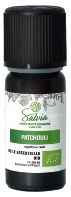 Salvia Nutrition Ekologiškas Pačiulių Eterinis Aliejus 10 ml