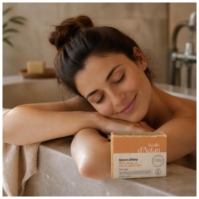 Receitas Antigas Sabonete de Alepo Autêntico 20% 200 g