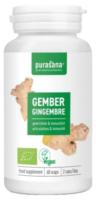 Purasana Bio-Ingwer 60 Kapseln