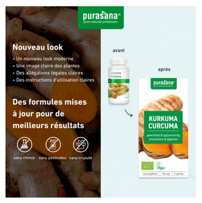 Purasana Curcuma Bio 120 Gélules