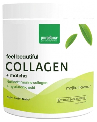 Purasana Feel Beautiful Collagen + Matcha 240 g