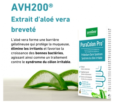 Purasana PuraColon Pro Syndrome du Côlon Irritable 30 Sachets
