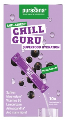 Purasana Superfood Hydratation Chill Guru 10 Sticks