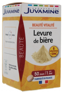 Juvamine Levure de Bière 50 Comprimés