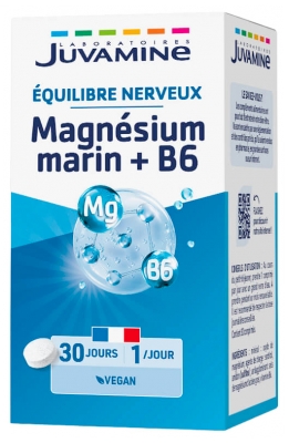 Juvamine Magnésium Marin Vitamine B6 30 Comprimés