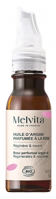 Melvita Huile d'Argan Parfumée à la Rose Bio 50 ml