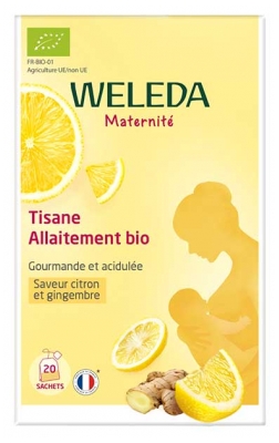 Weleda Maternité Borstvoedingsthee Citroen en Gember Bio 20 Zakjes