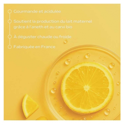 Weleda Maternité Tisane Allaitement Citron et Gingembre Bio 20 Sachets