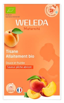 Weleda Tisane Allaitement Pêche Abricot Bio 20 Sachets