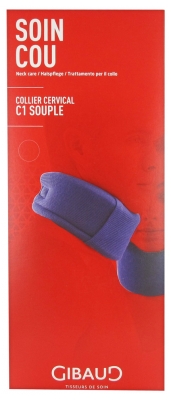 Guler Cervical C1 Moale Albastru Marin Gibaud - Mărime: Dimensiune 4