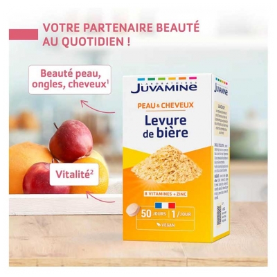 Juvamine Levure de Bière 50 Comprimés