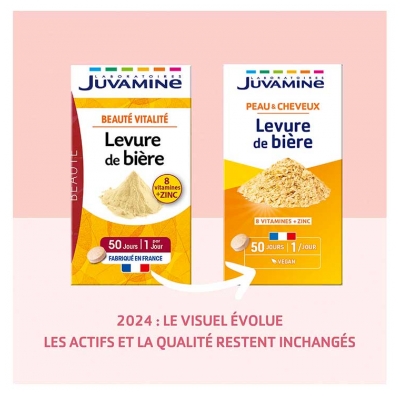 Juvamine Levure de Bière 50 Comprimés