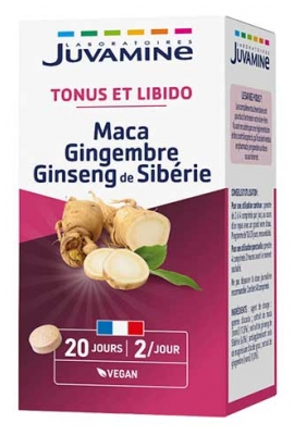 Juvamine Maca Zázvor Ženšen 40 Tablet