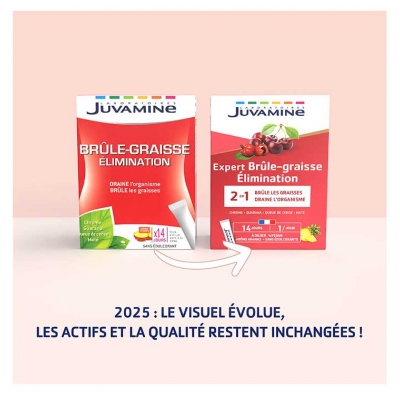 Juvamine Expert Brûle-Graisse Élimination 14 Sticks
