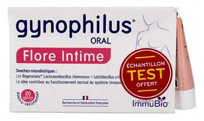 Laboratoire Immubio Gynophilus Oral Flore Intime 20 Kapsułek