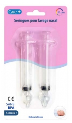 Care+ Seringues pour Lavage Nasal 2 Seringues