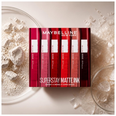 Maybelline New York Superstay Matte Ink Coffret 6 Encres à Lèvres Mates