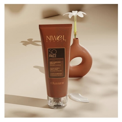Niwel Beauty So Frizz Après-Shampoing Démêlant Cheveux Naturels Crépus à Frisés 250 ml