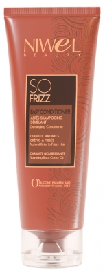 Balsam Descurcător Niwel Beauty So Frizz pentru Păr Natural, Creț sau Ondulat 250 ml