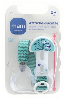 MAM Agrafă de Suzetă Universală Toate Vârstele - Model: Urs ?i raton