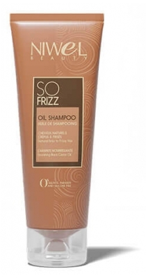 Niwel Beauty So Frizz Huile de Shampoing Cheveux Naturels Crépus à Frisés 250 ml