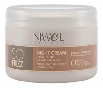 Niwel Beauty So Frizz Crème de Nuit Cheveux Naturels Crépus 250 ml