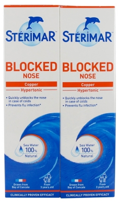 Stérimar Nariz Tapada Lote de 2 x 100 ml