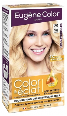 Eugène Color Color & Eclat - Les Naturelles Coloration Permanente Très Longue Durée - Coloration : 29 Blond Très Clair