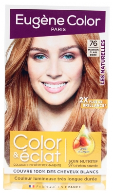 Eugène Color Color & Eclat - Les Naturelles Very Long Lasting Permanent Color - Hair Colour: 76 Light brown Gold
