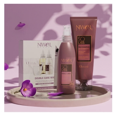 Niwel Beauty So Liss Lait de Shampoing Cheveux Lissés ou Défrisés 250 ml