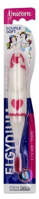 Elgydium Spazzolino da Denti Morbido per Bambini Unicorno 2/6 Anni - Colore: Rosa