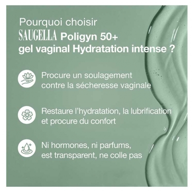Saugella Poligyn 50+ Hydratation Intense Gel Vaginal 7 Unidoses
