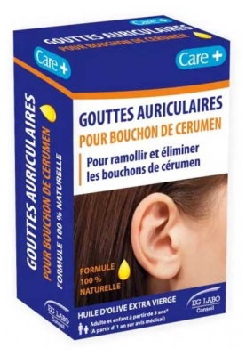 Care+ Gouttes Auriculaires pour Bouchon de Cérumen 10 ml