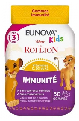 Eunova Kids Imunitate Regele Leu 50 Jeleuri Gumate