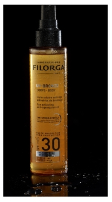 Filorga UV-BRONZE Corps Huile Solaire Anti-Âge Activatrice de Bronzage SPF30 150 ml