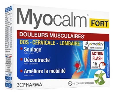 3C Pharma Myocalm Fort Muscle Pain 15 Compresse Rompibili
